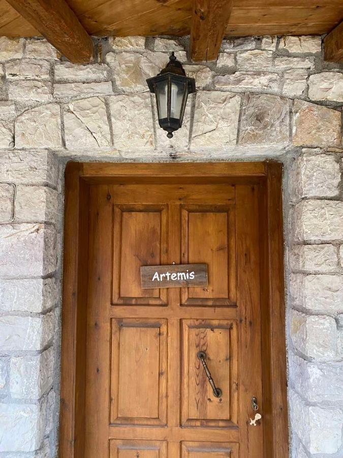 Appartement Mezonetes Helmos à Ano Lousoi Extérieur photo